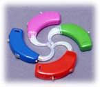 colorful hearing aids